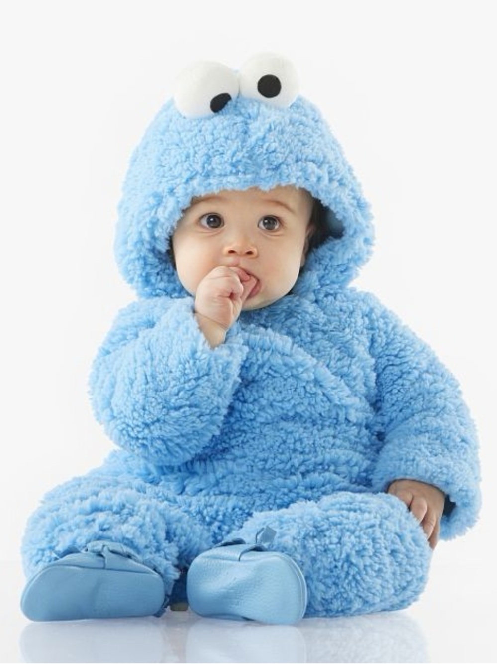 Pottery barn Cookie Monster Sesame Street costume 6/12m